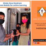 Hindu Seva Kendram gives Mobile for online learning