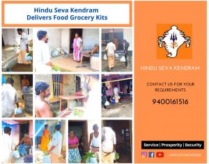 Hindu Seva Kendram Delivers Food Grocery Kits
